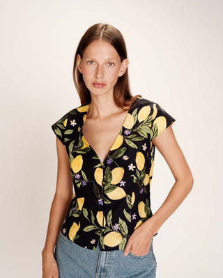 BLOUSE NOIR REMY