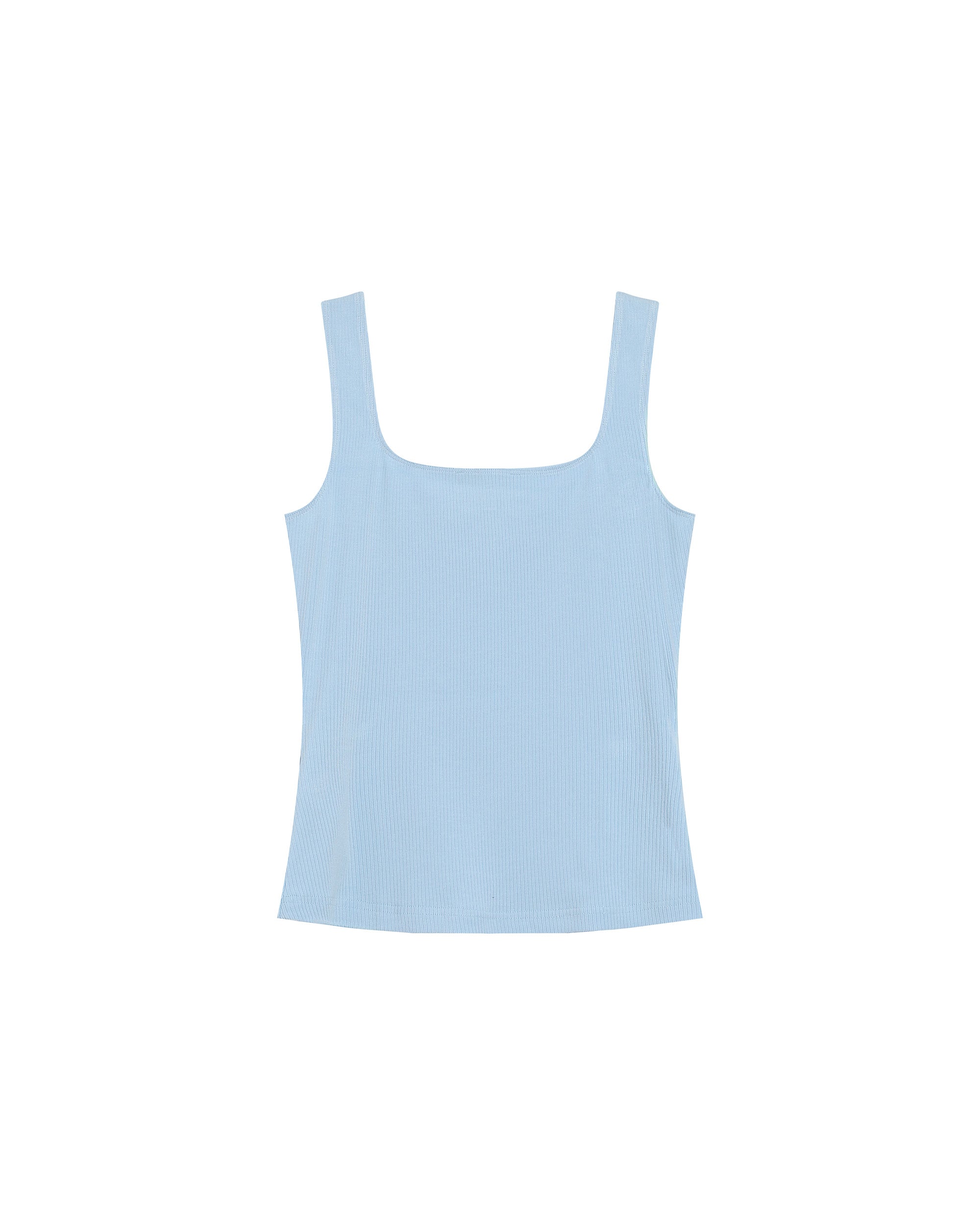 Debardeur a encolure carree bleu Rena