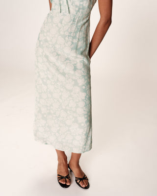 ROBE LONGUE VERT RETINA