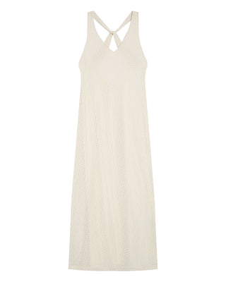 ROBE LONGUE ECRU REVEUSE