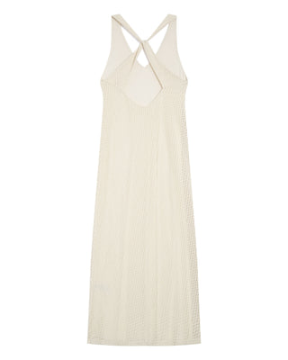 ROBE LONGUE ECRU REVEUSE