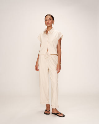 TROUSERS BEIGE BOTTOM
