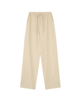 Straight cotton trousers beige Rhode_13125