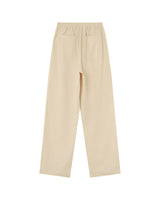 Straight cotton trousers beige Rhode_13125