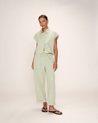 PANTALON MENTHE RHODE
