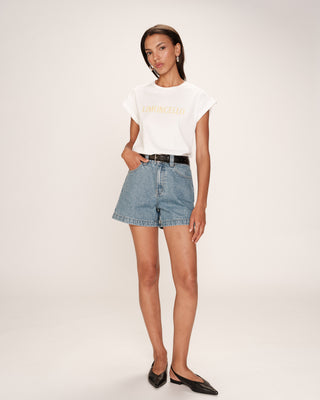 T-SHIRT JAUNE TOP