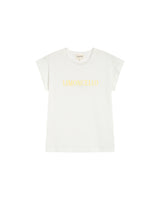 Straight message t-shirt yellow Ricardo_13253