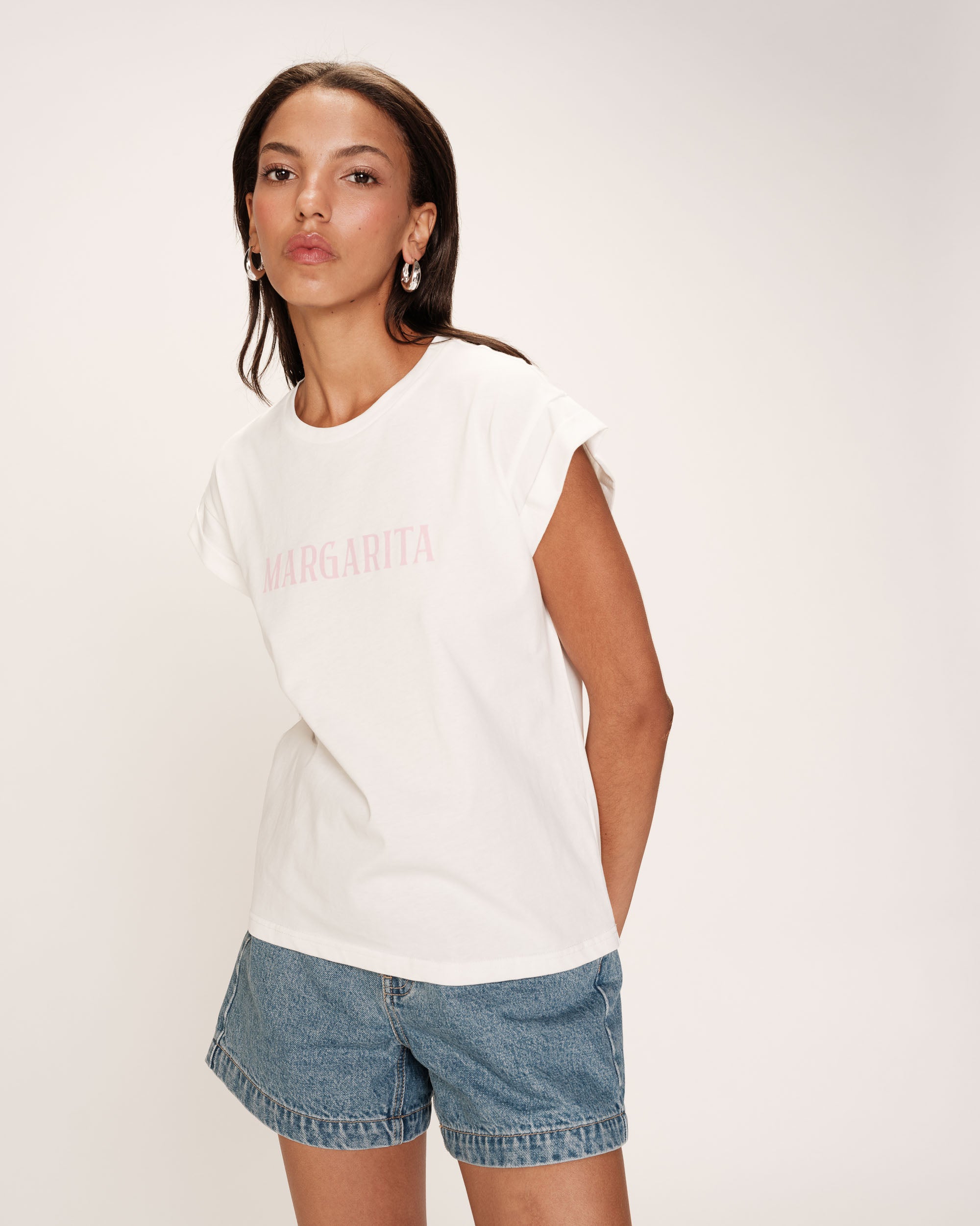 Straight message t-shirt pink Ricardo_13253