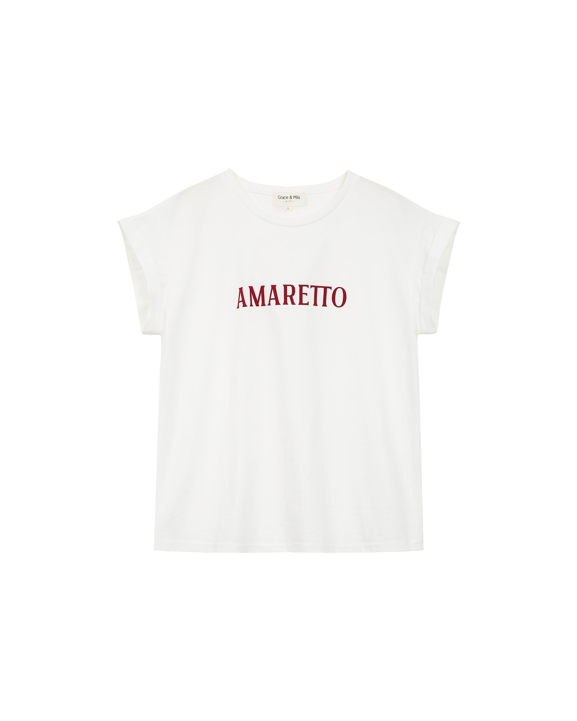 Straight message t-shirt red Ricardo_13253