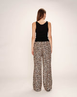 Pantalon imprimé leopard beige Rick