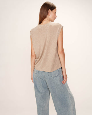 T-SHIRT TAUPE TOP