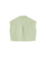 Short cotton shirt menthe Rise_13228