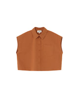 Short cotton shirt terre Rise_13228
