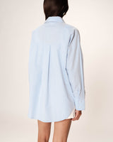 Chemise oversize rayee bleu Riviere