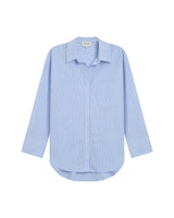 Chemise oversize rayee bleu Riviere