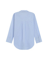 Chemise oversize rayee bleu Riviere