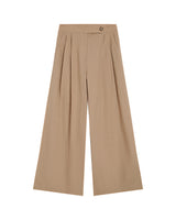 Pantalon droit en lin beige Robin