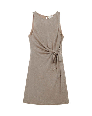 ROBE COURTE TAUPE ROLLING