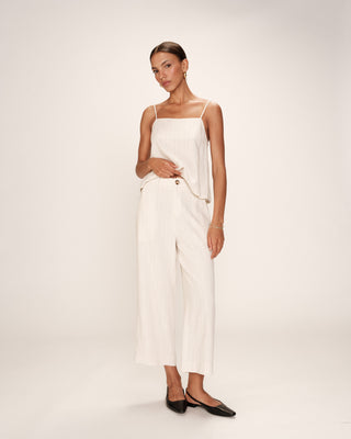 PANTALON BEIGE ROMAIN