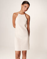 Robe courte en dentelle ecru Romantique