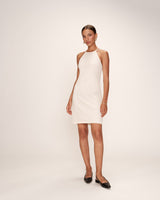 Robe courte en dentelle ecru Romantique