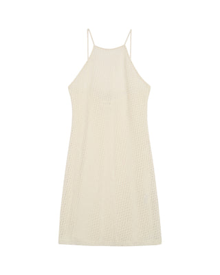 ROBE COURTE ECRU ROMANTIQUE