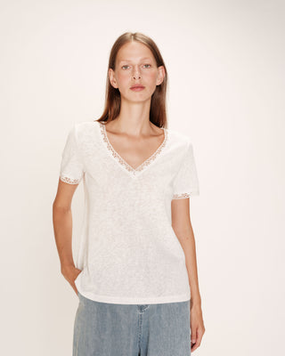 T-SHIRT ECRU ROME