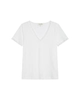 Top col v en dentelle ecru Rome