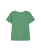 Top col v en dentelle vert Rome