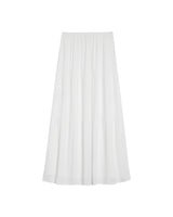 Jupe longue fluide ecru Ronsard