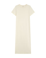 Robe t-shirt longue ecru Rosalie