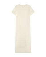Robe t-shirt longue ecru Rosalie