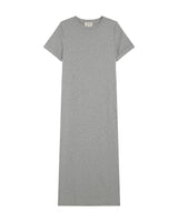 Robe t-shirt longue gris Rosalie