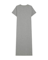 Robe t-shirt longue gris Rosalie