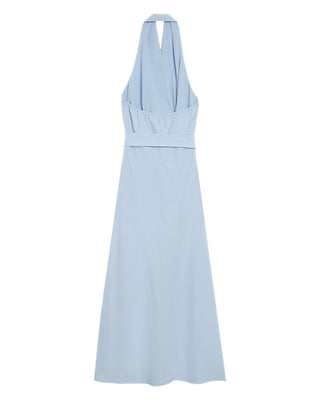 ROBE LONGUE BLEU ROSAMOUR