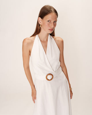ROBE LONGUE ECRU ROSAMOUR