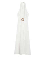 Robe longue dos nu ecru Rosamour