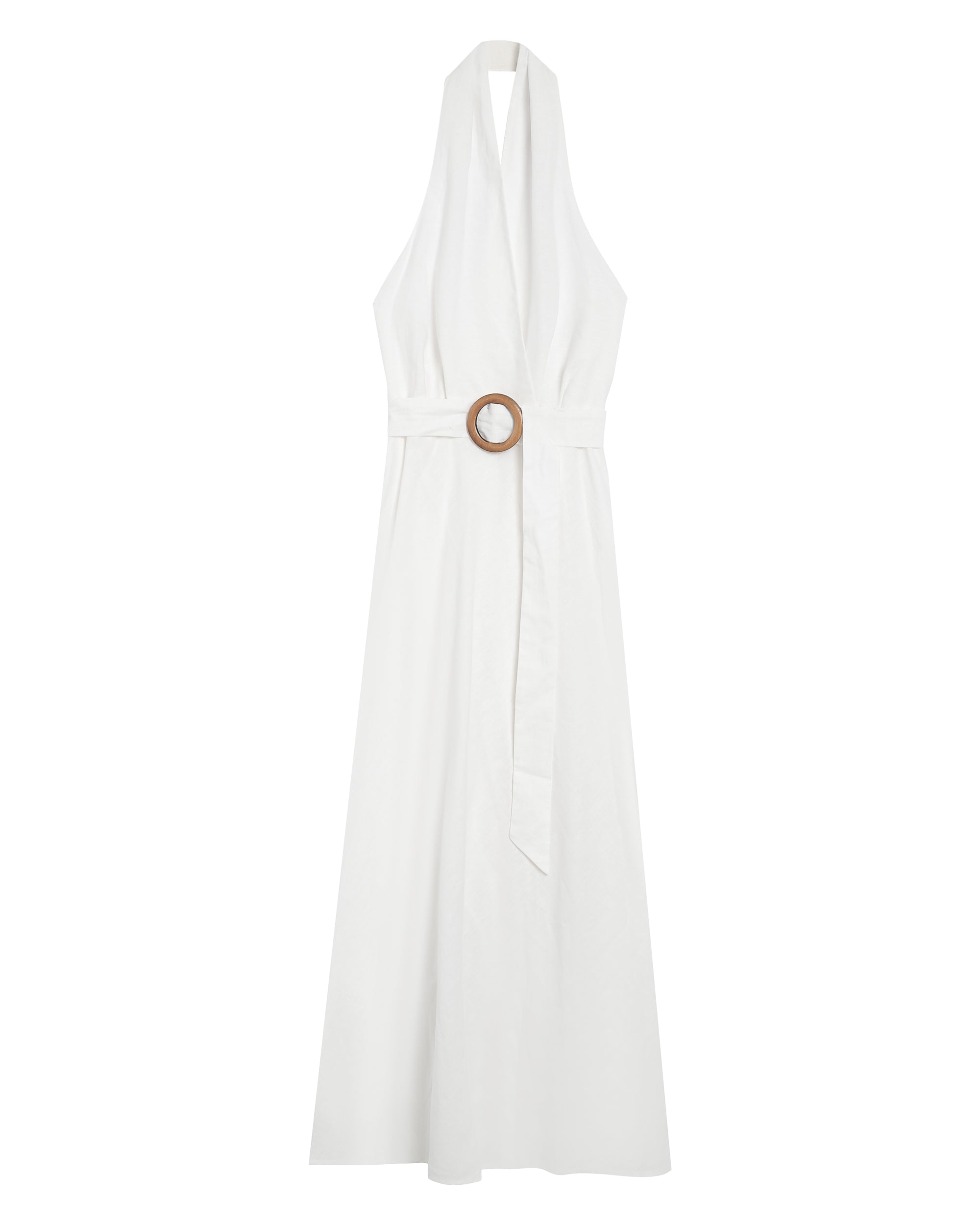 Robe longue dos nu ecru Rosamour