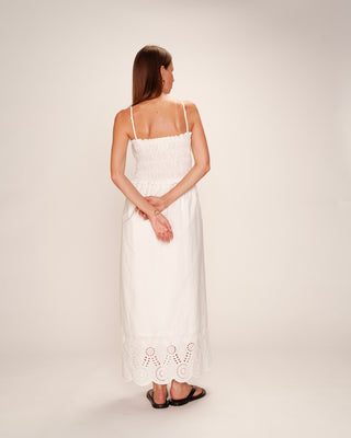 ROBE LONGUE ECRU ROSEBELLA