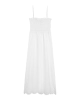 Robe longue bustier ecru Rosebella