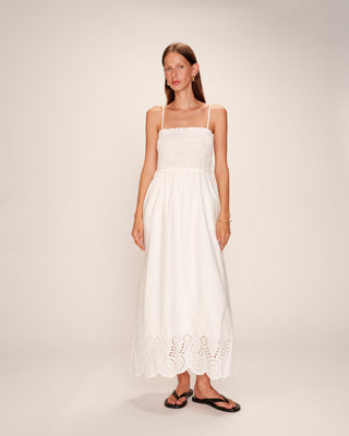 ROBE LONGUE ECRU ROSEBELLA