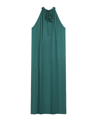 ROBE MI-LONGUE EMERAUDE ROSE