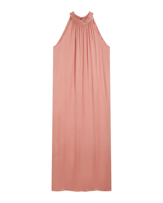 ROBE MI-LONGUE ROSE ROSE
