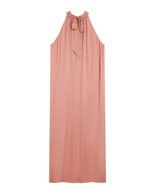 ROBE MI-LONGUE ROSE ROSE