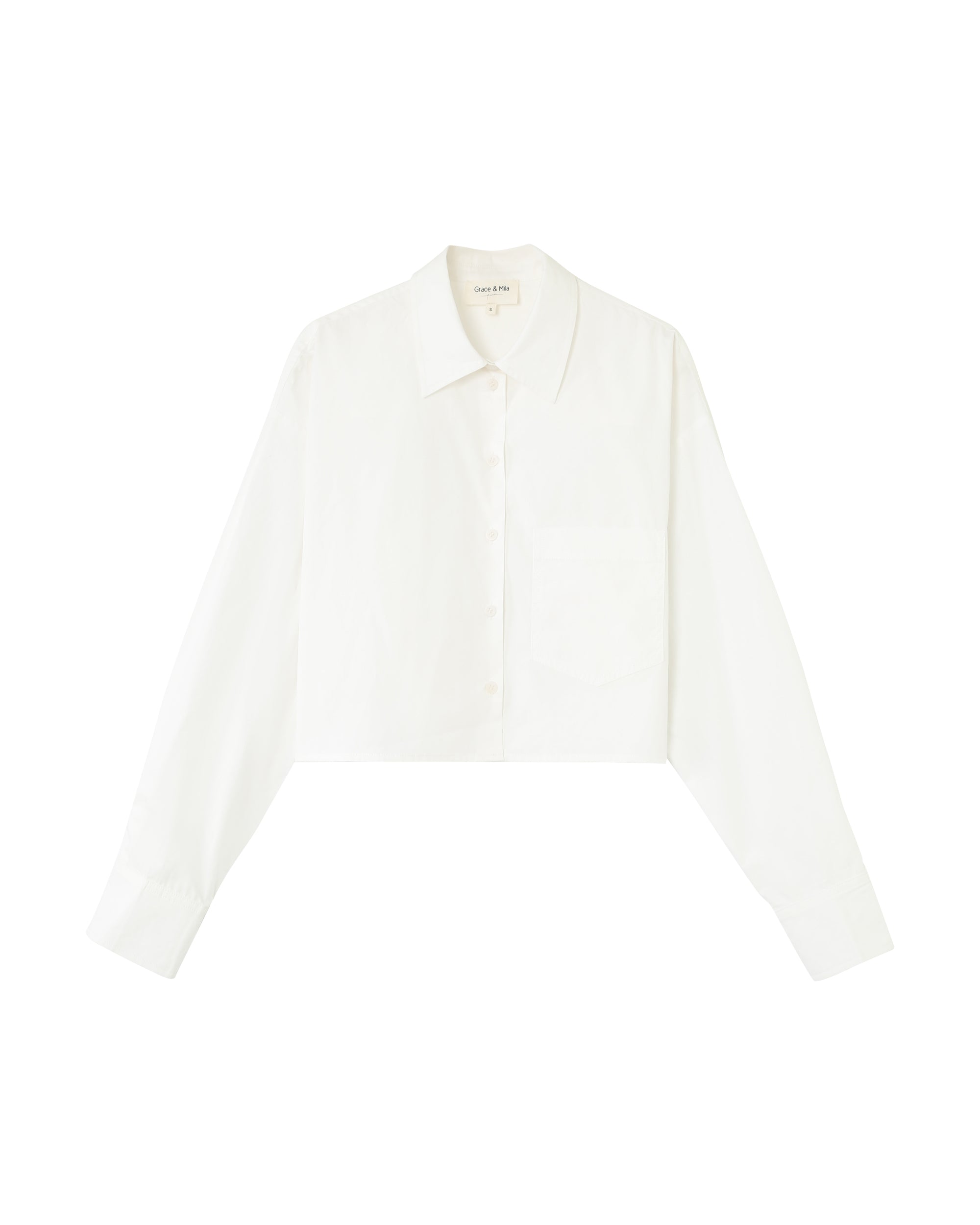 Oversized short shirt ecru Roxane_13215