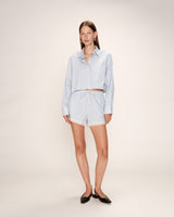 Oversized short shirt stripes Roxane_13215