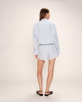 Oversized short shirt stripes Roxane_13215