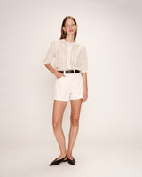 Eyelet embroidered blouse ecru Royale