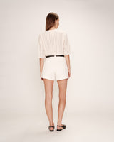 Eyelet embroidered blouse ecru Royale