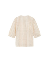 Eyelet embroidered blouse ecru Royale